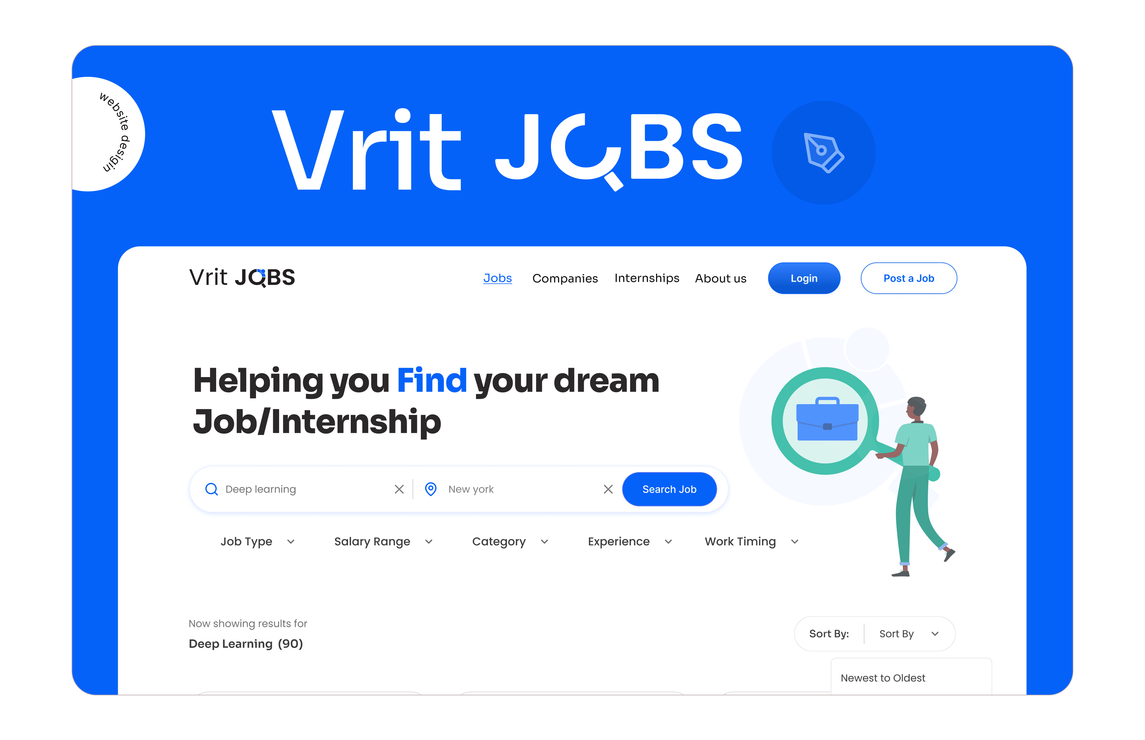 Vrit Jobs project preview